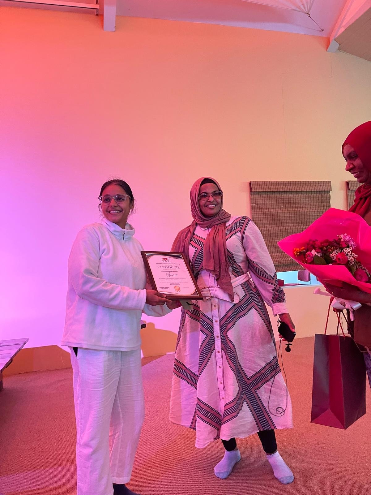 Blessed to receive certificate of appreciation from the Australian Sudanese health well-being committee for my efforts in teaching meditation to 110 Sudanese Muslim group.